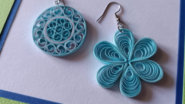 Orecchini a quilling
