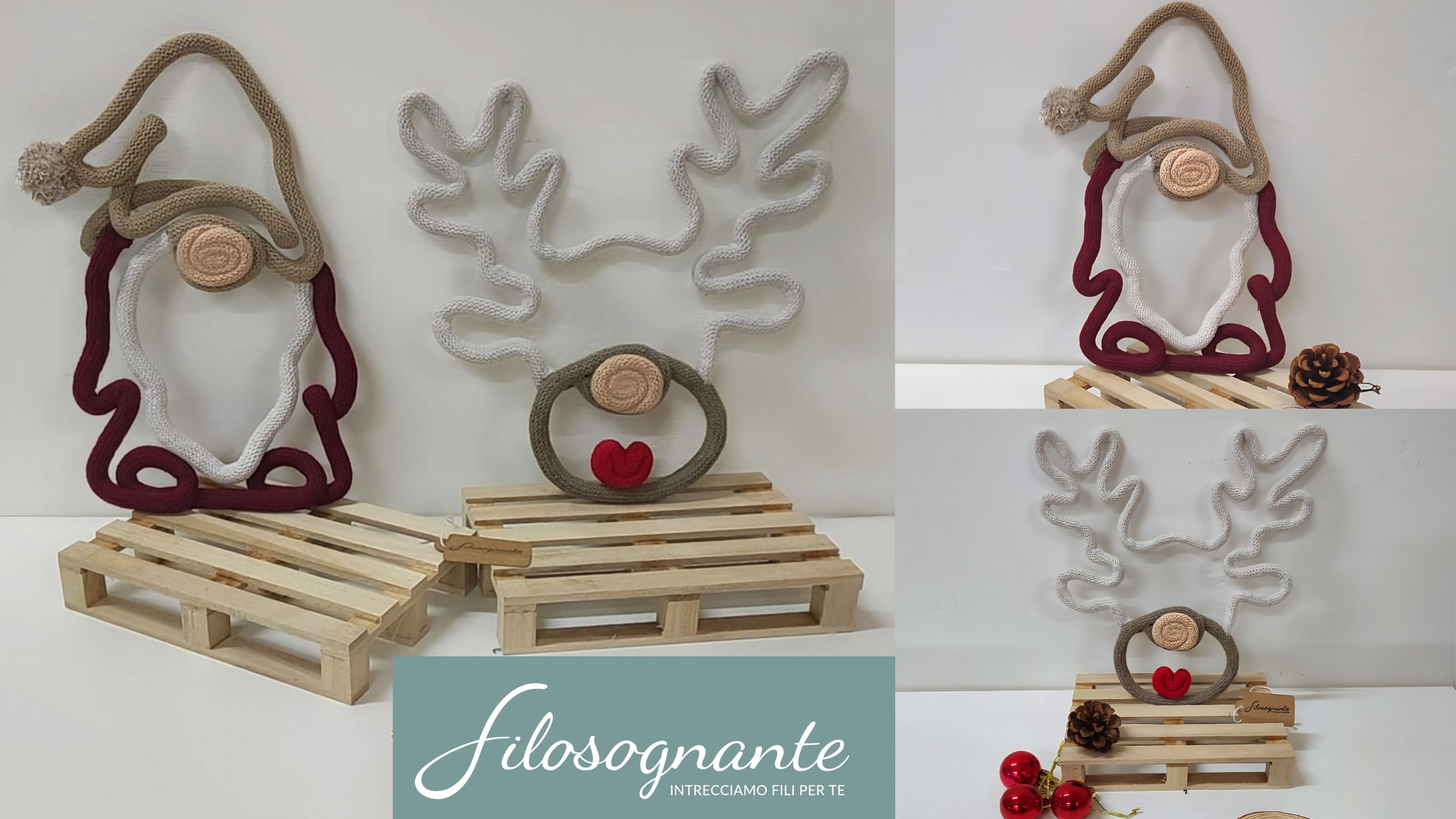 DECORAZIONI NATALE TRICOTIN - FILOSOGNANTE