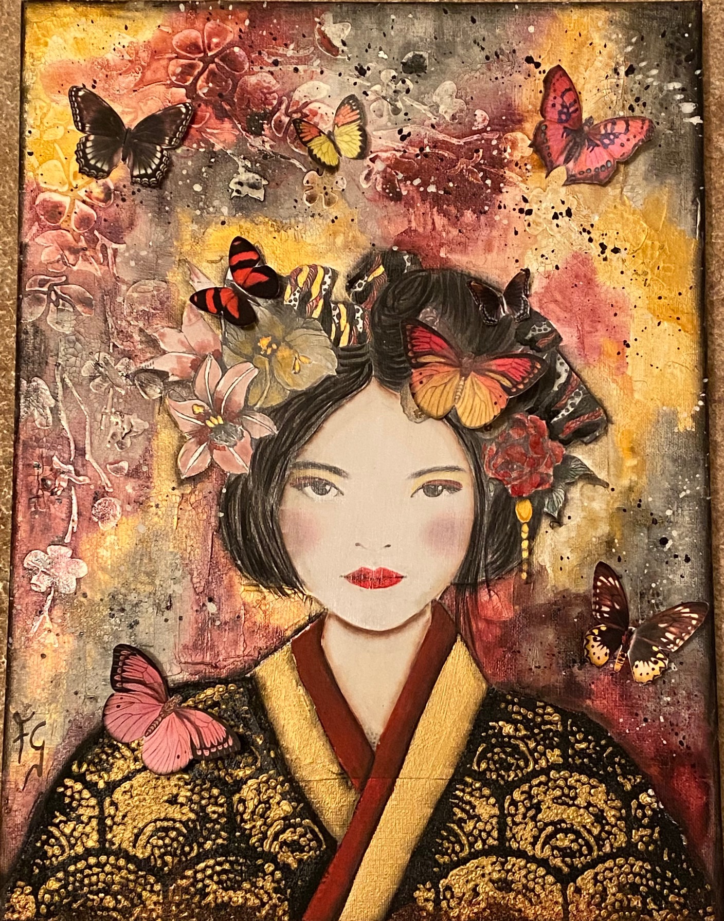 TELA CREATIVA “BUTTERFLY IN JAPAN”
