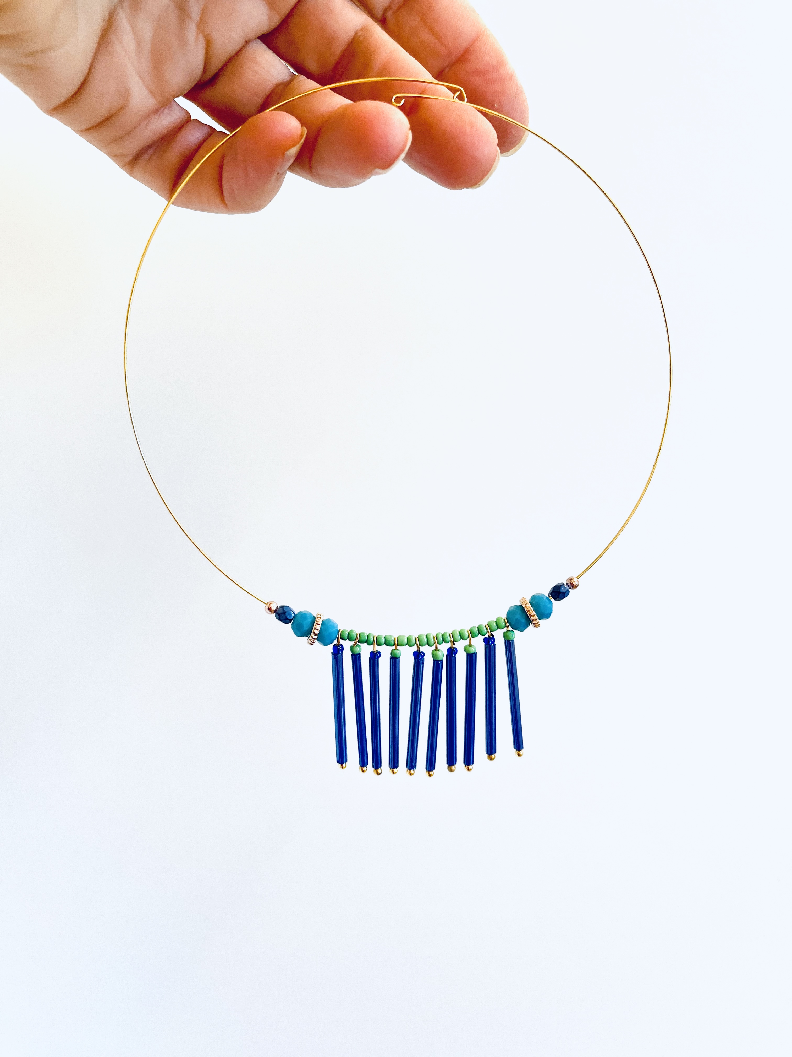Fringe necklace