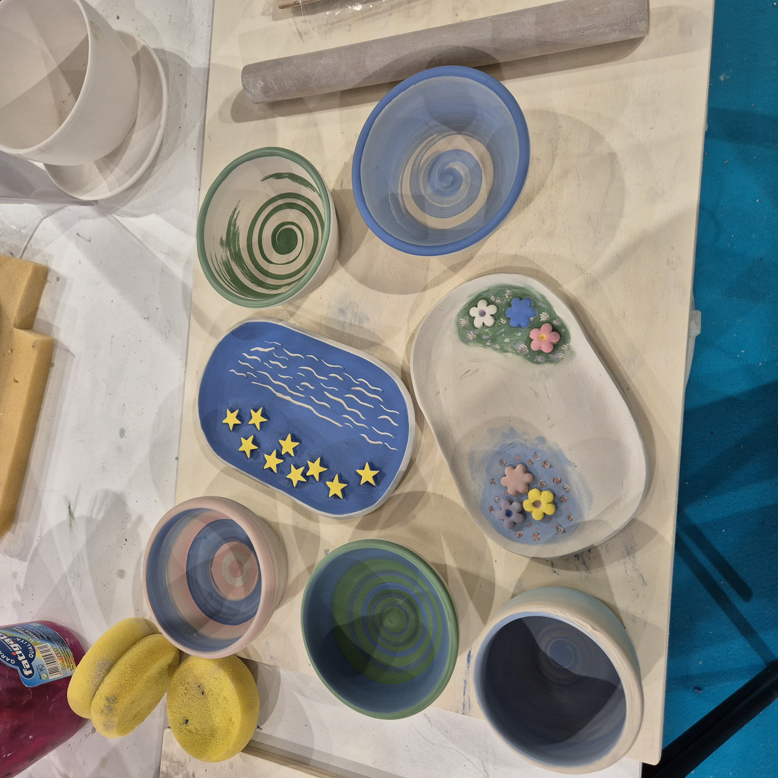 Creating a ceramic catch-all tray