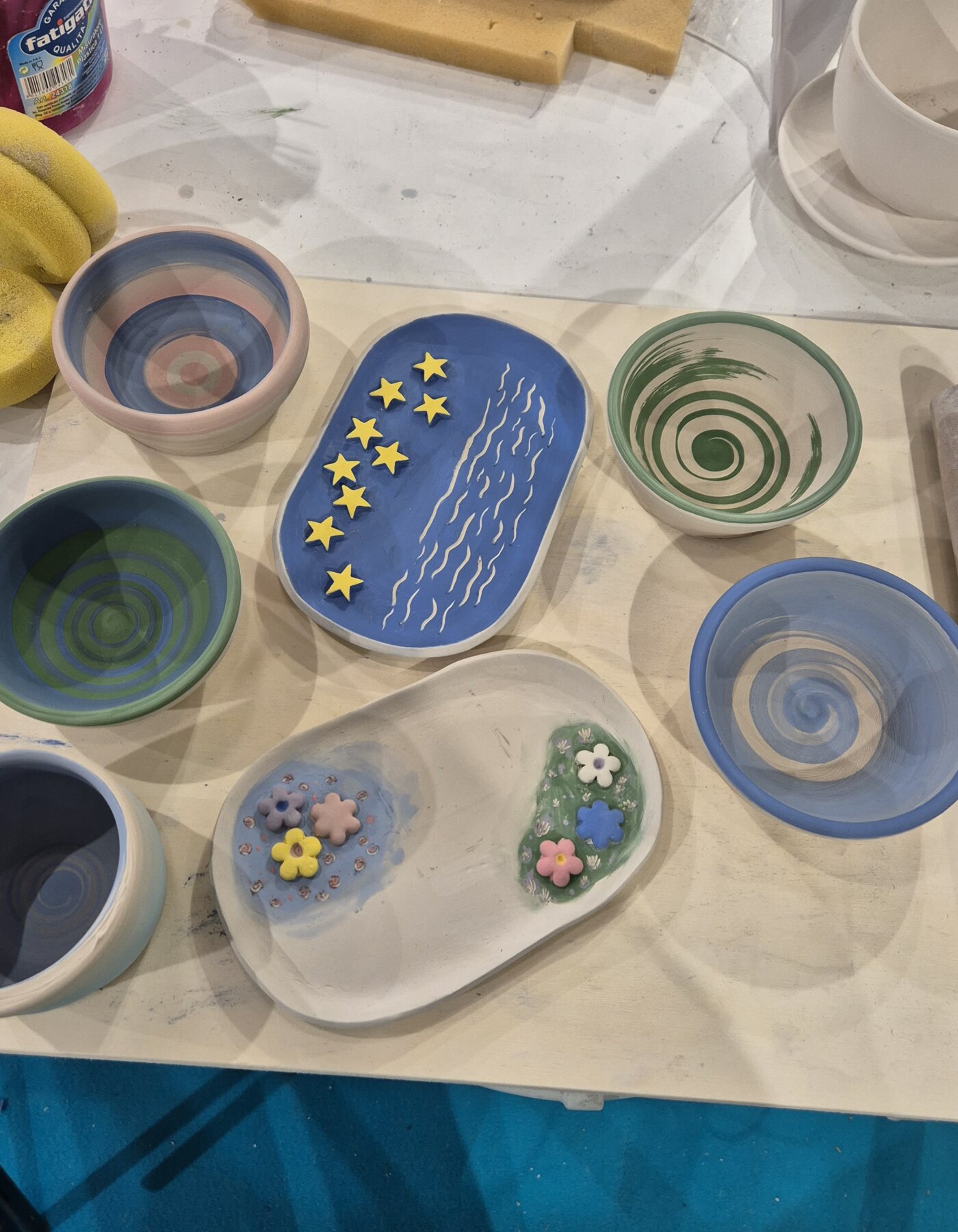 Creating a ceramic catch-all tray