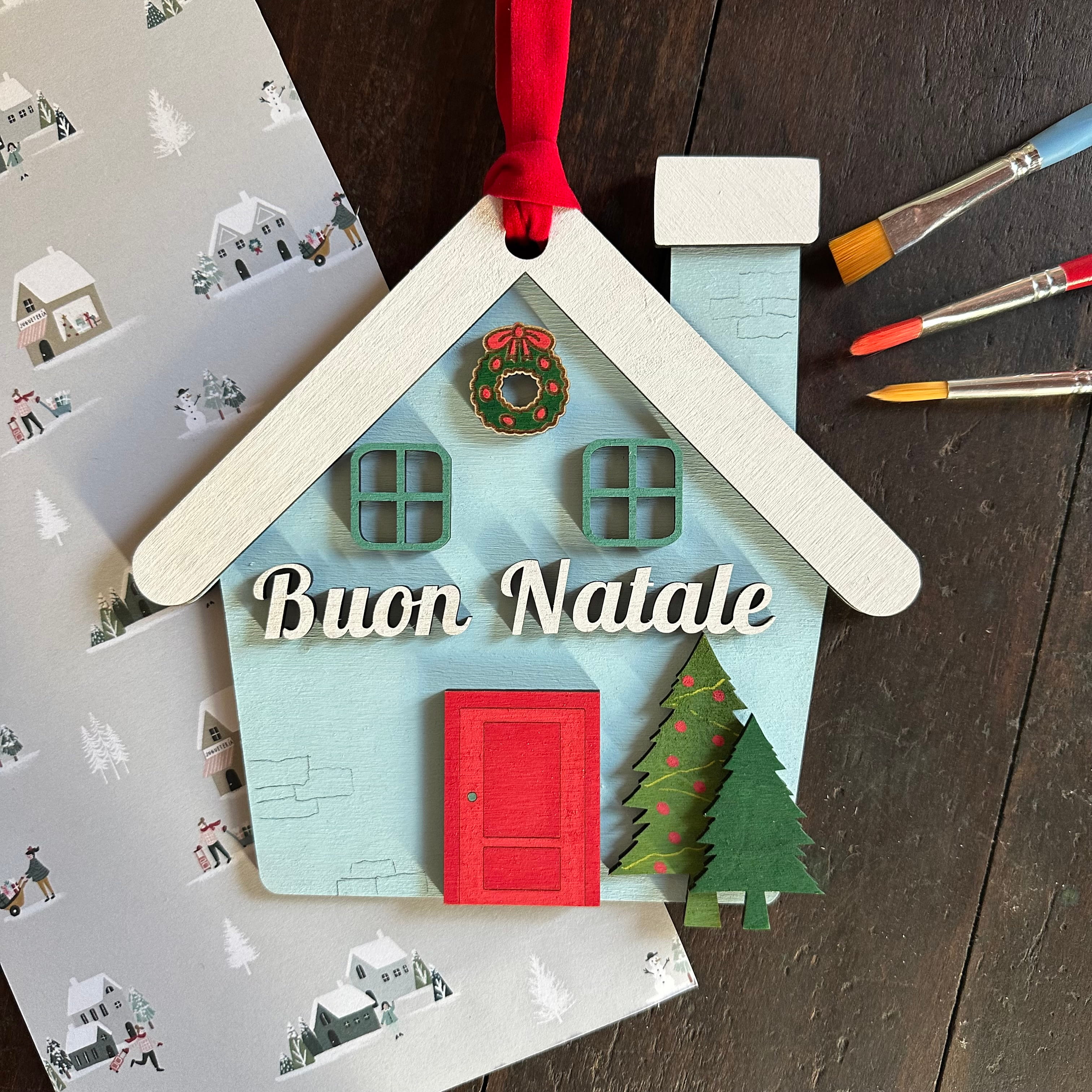 Casetta di Natale fuoriporta