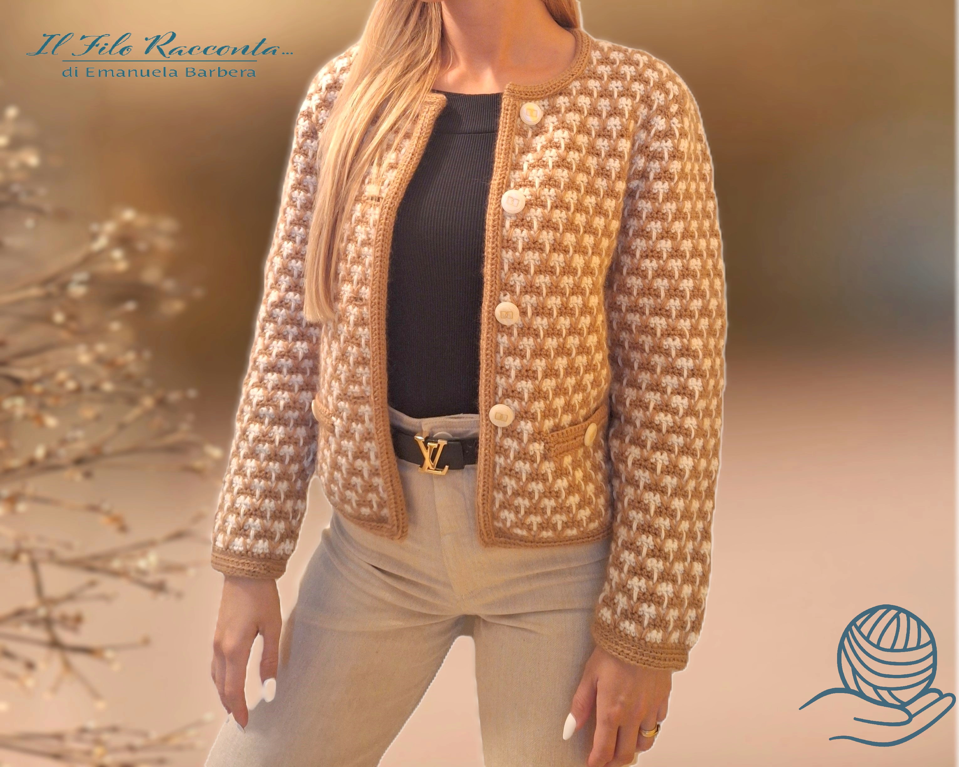 Chanel Jacket - Mosaic Crochet Easy
