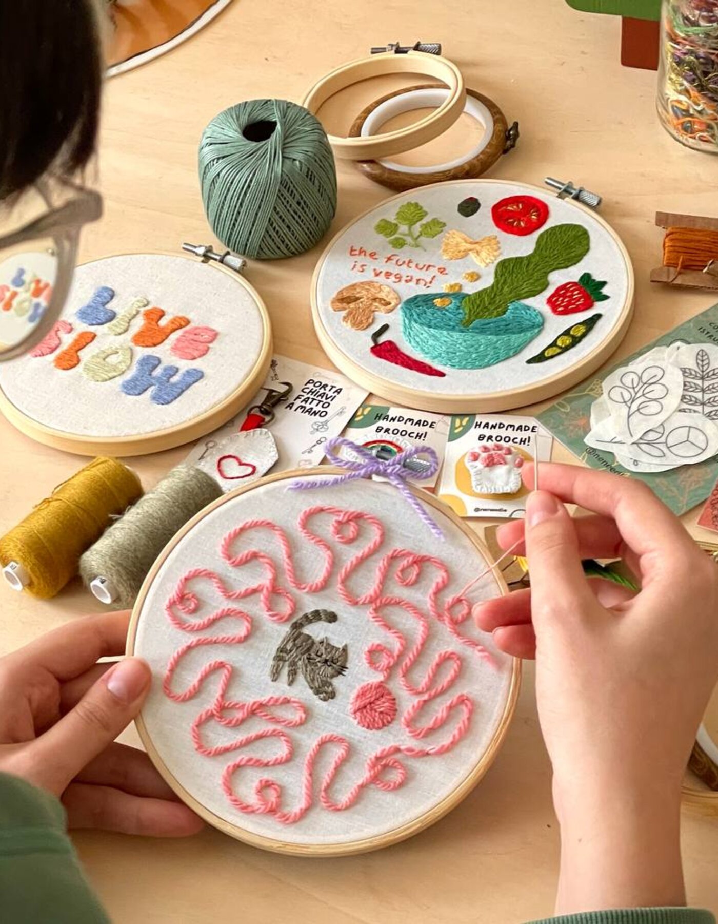 IMPARA A RICAMARE + UPCYCLING - CORSO BASE DI RICAMO MODERNO E CREATIVO