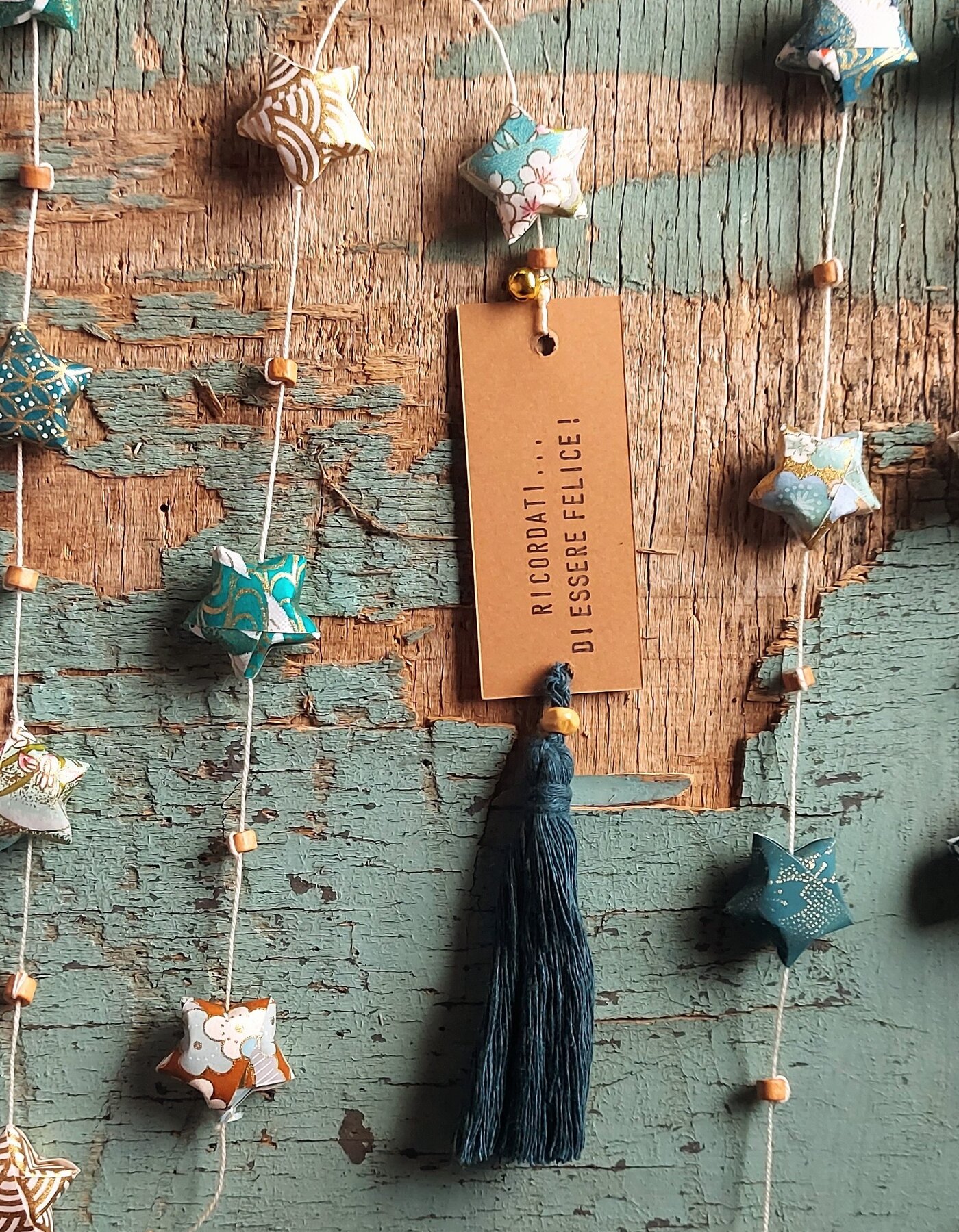 Ghirlanda origami stelle