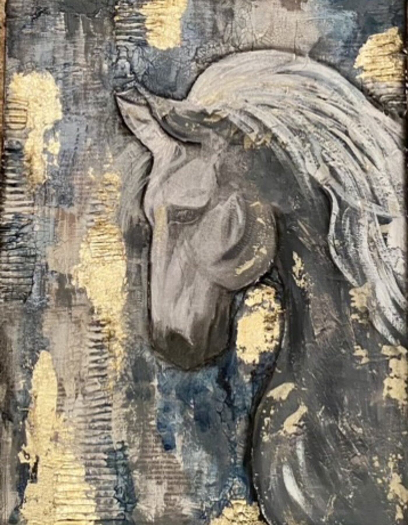 TELA CREATIVA "GOLDEN HORSE"