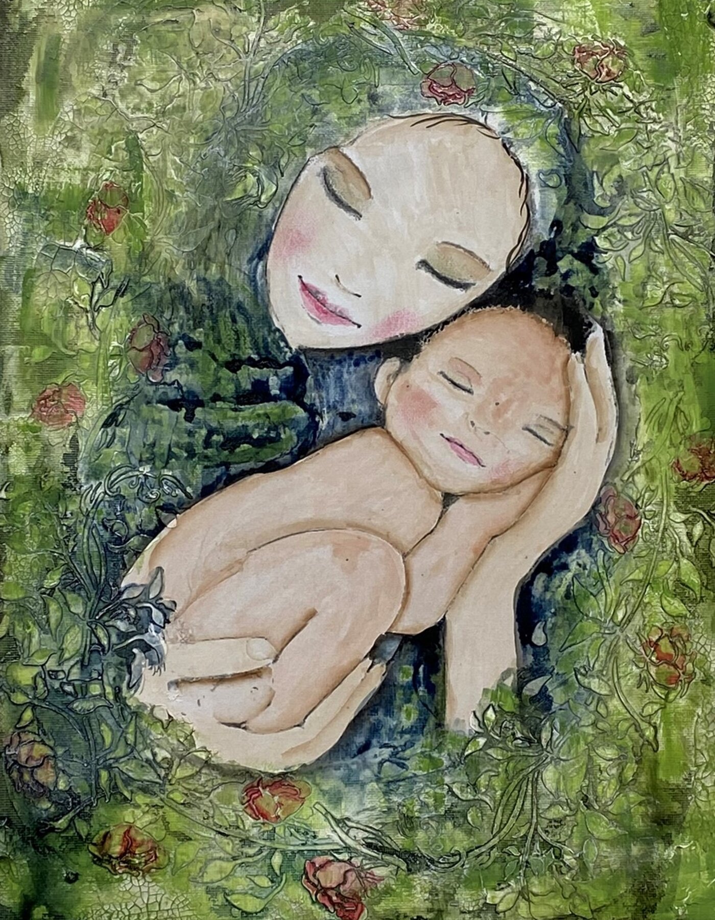 TELA CREATIVA "MOTHER AND SON"