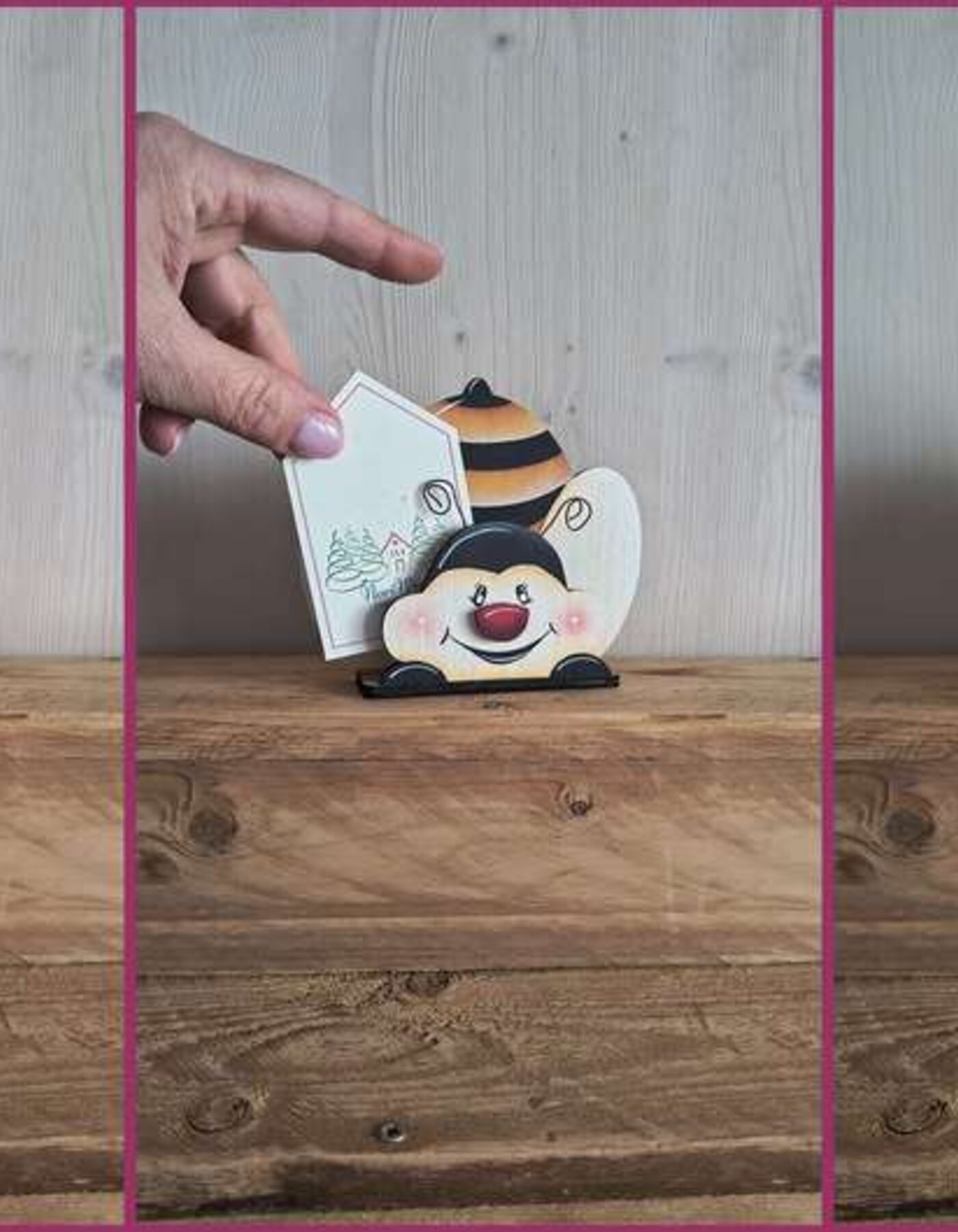 Dai colore al legno: dipingi "La Pina"