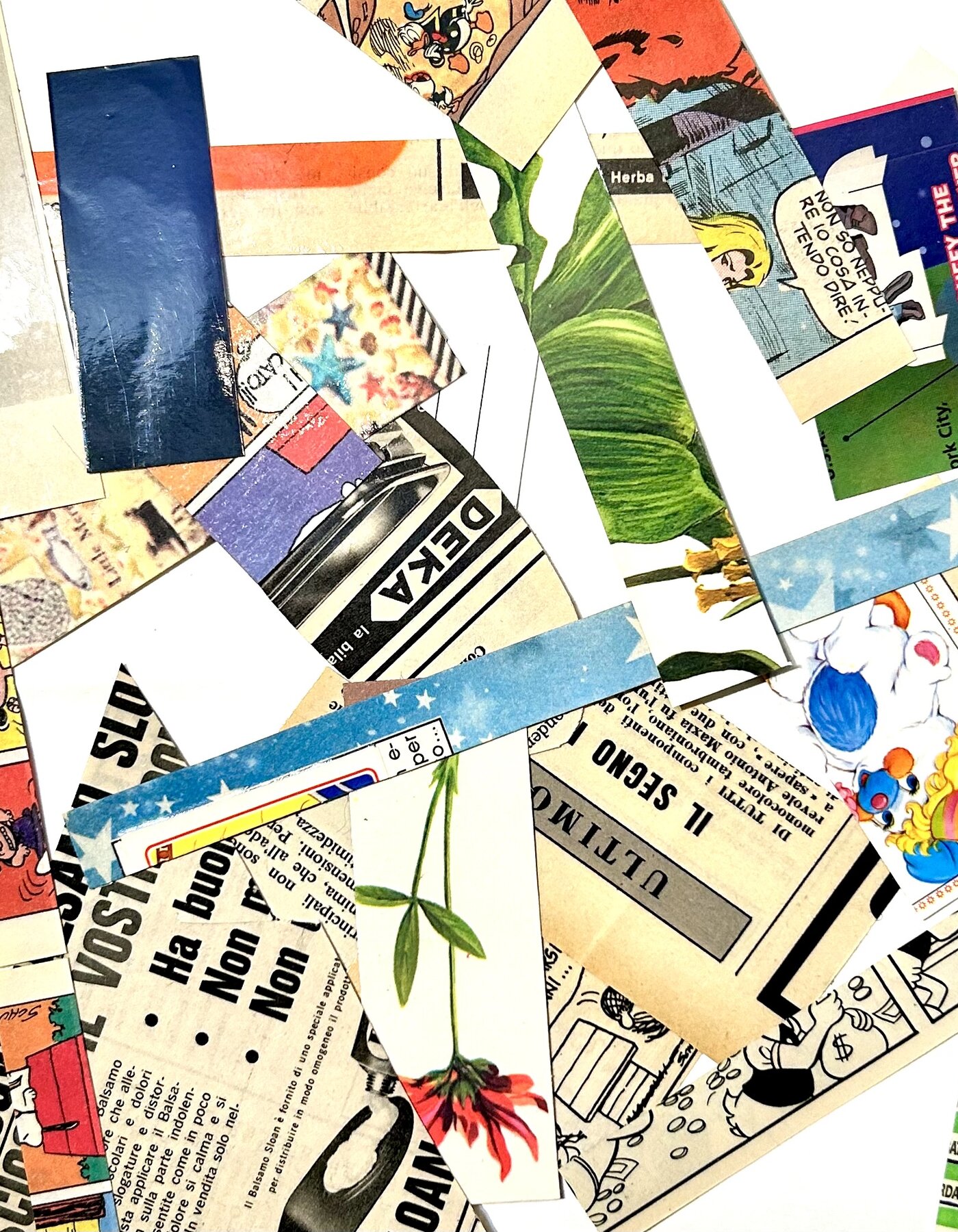 Crea il tuo collage in carta riciclata impermeabilizzata