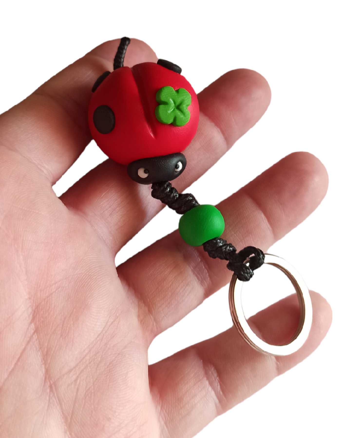 Coccinella in argilla polimerica