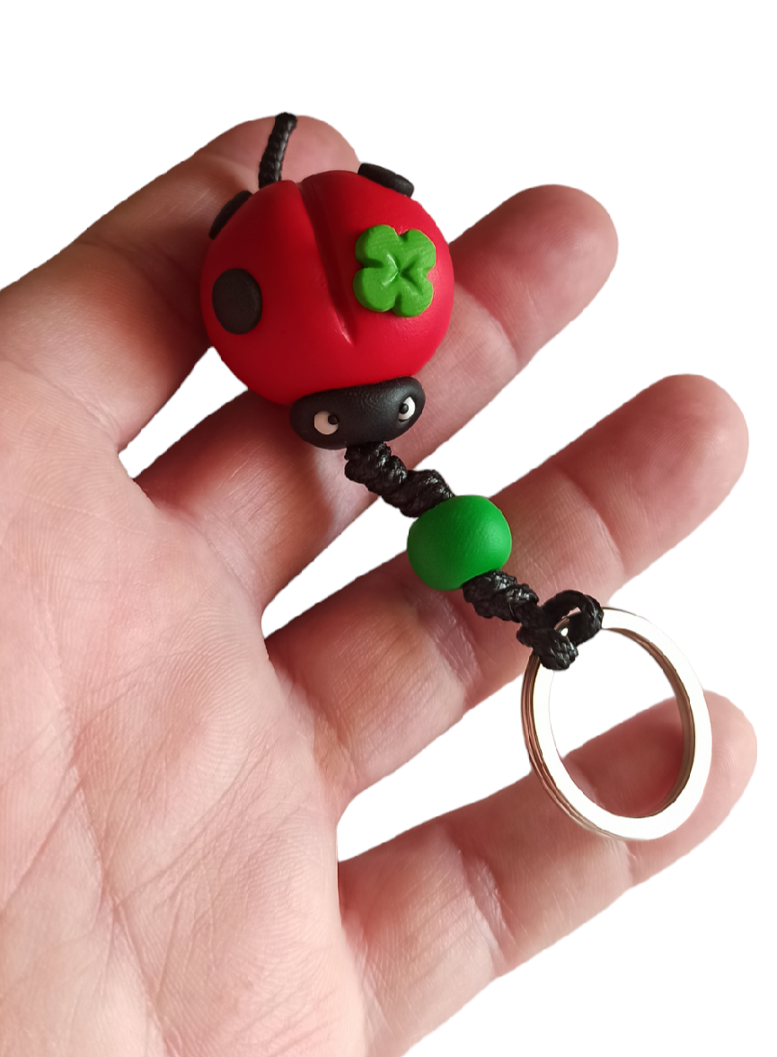 Coccinella in argilla polimerica