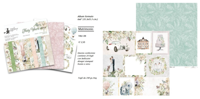 Carte per SCRAPBOOKING di "FIND" e "P13"