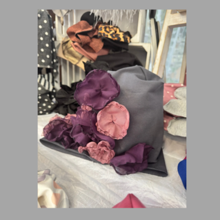 Cuffia donna petali