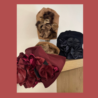 Cuffia petali donna