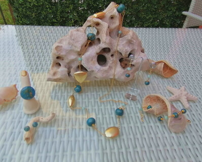 Parure blu oltremare