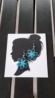 orecchini a quilling