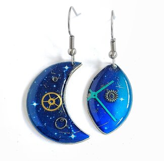 Orecchini luna