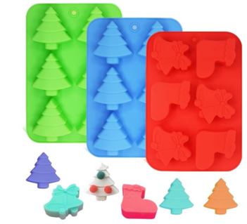 Silicone soap molds