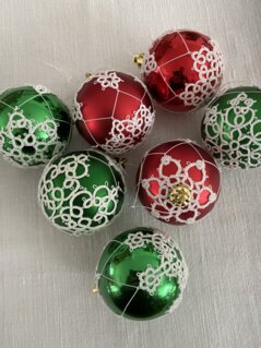 Christmas tree baubles