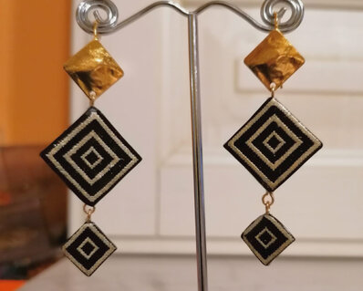 Rhombus earrings