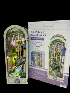 3D Wood Puzzles: Book Nooks and Music Boxes