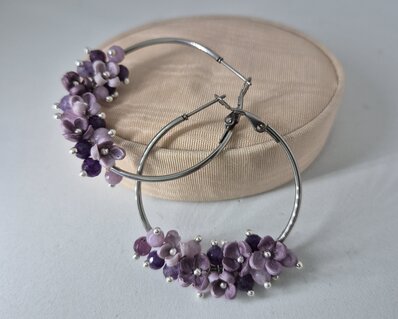 First flowers earrings