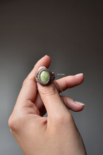 Anello in pizzo macrame